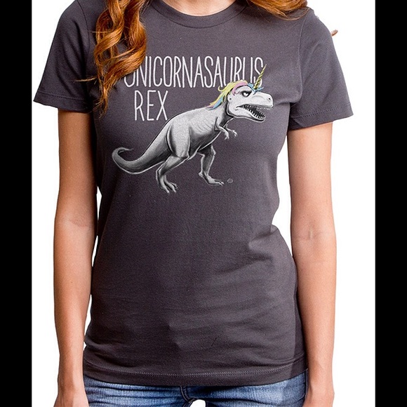 Goodie Two Sleeves Other - GOODIE TWO SLEEVES Tee UNICORNASAURUS REX Large (Youth)
